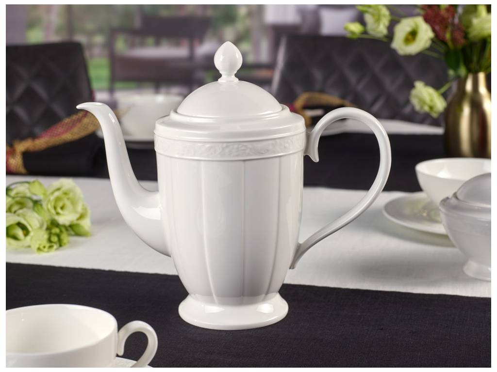 White Pearl coffee pot 1.3L